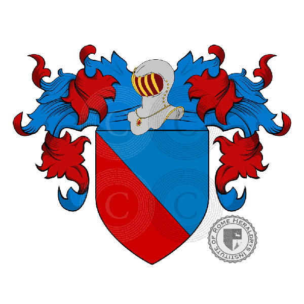 Wappen der Familie Alessi (Arquà)