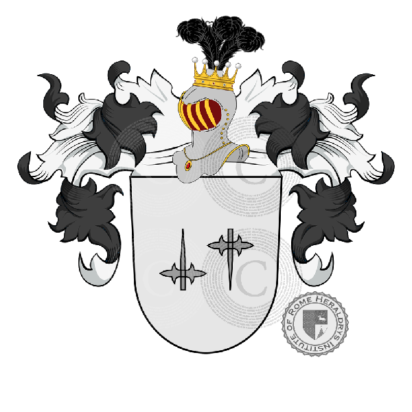 Coat of arms of family Korsack