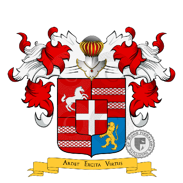 Coat of arms of family Villa (di,de,della ..)