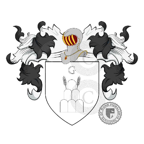 Coat of arms of family Castellacci