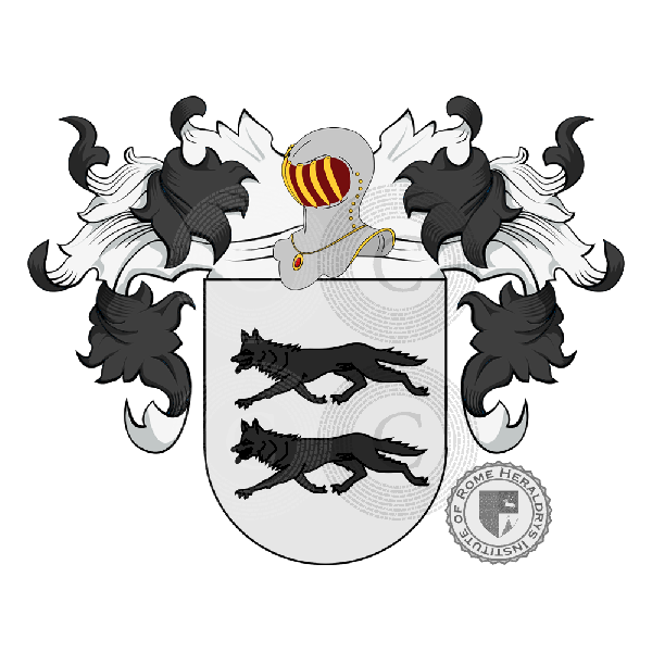 Coat of arms of family Alcate