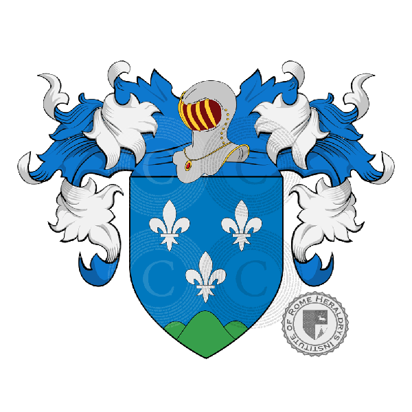 Coat of arms of family Bergamin (von)