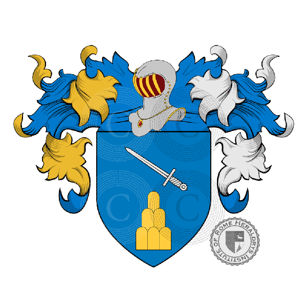 Coat of arms of family Robbia