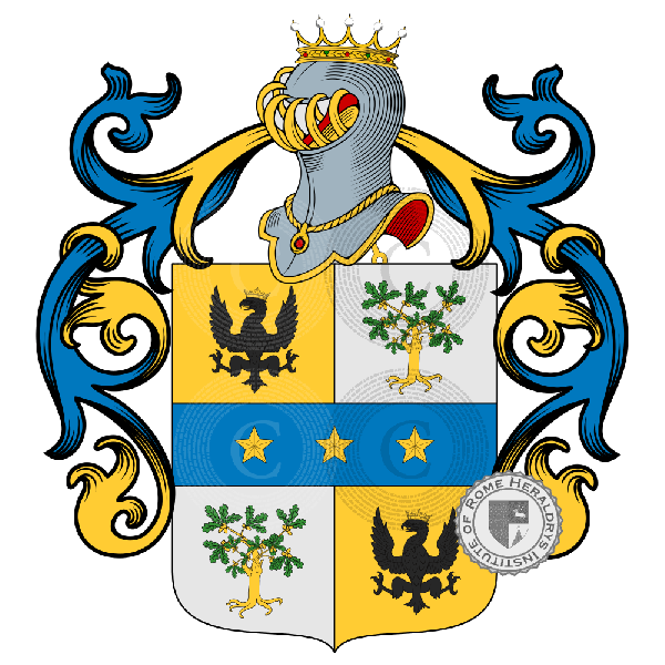 Coat of arms of family Bernardini della Massa