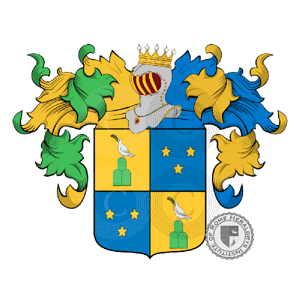 Coat of arms of family Pasotti