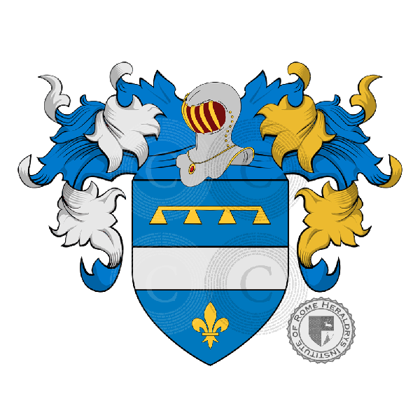Coat of arms of family Zanet