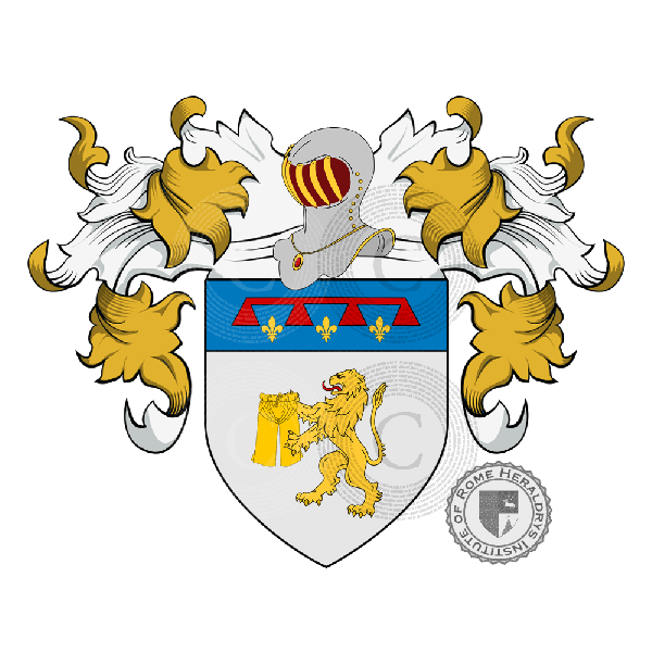 Coat of arms of family Calzoni