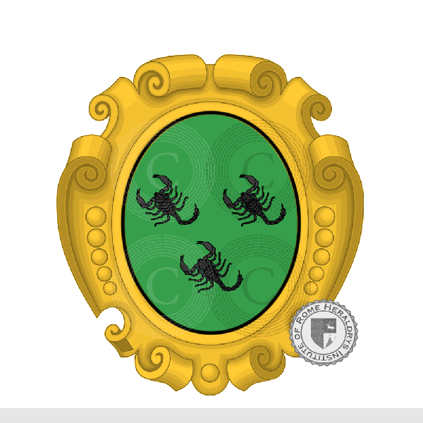 Coat of arms of family Scorpioni