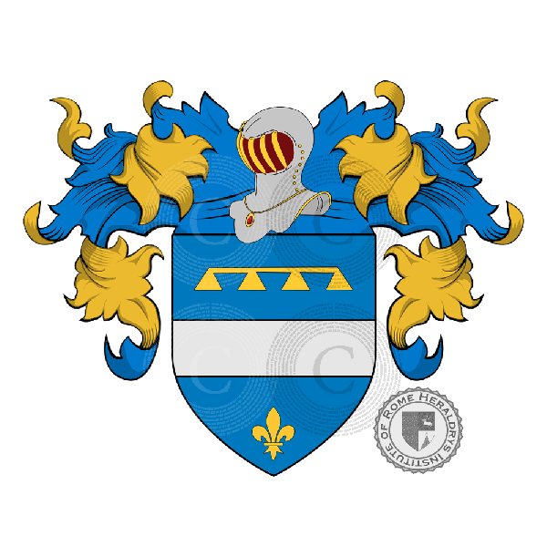 Coat of arms of family Zanellotti