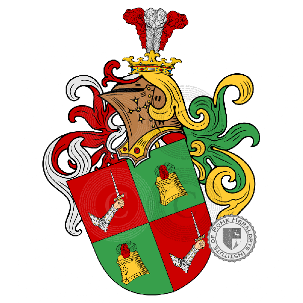 Wappen der Familie Rüppell Del Helmshwerd