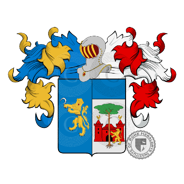 Coat of arms of family Giovacchini Rosati