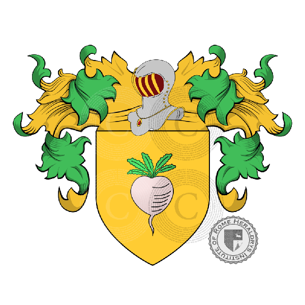 Coat of arms of family Orfeo