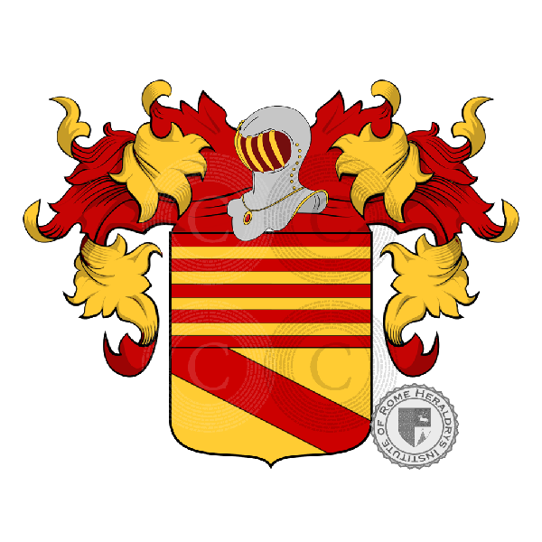 Coat of arms of family Santilli