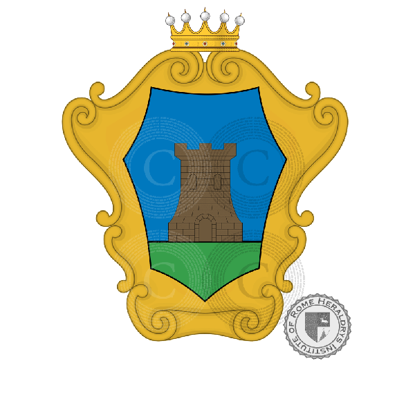 Escudo de la familia Ciani della Torre
