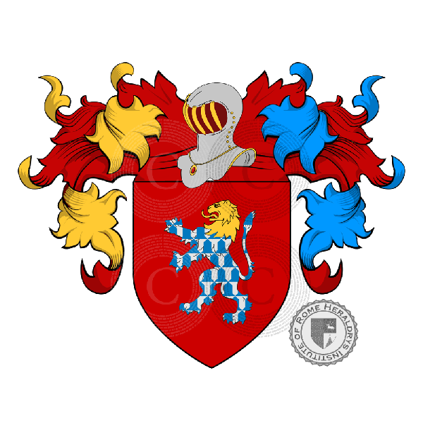 Coat of arms of family Mattuzzi