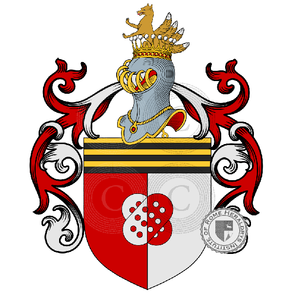Coat of arms of family della Volpe