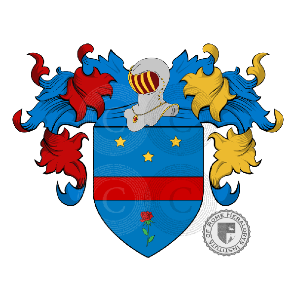 Coat of arms of family Cresto