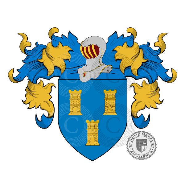 Coat of arms of family Tourettes