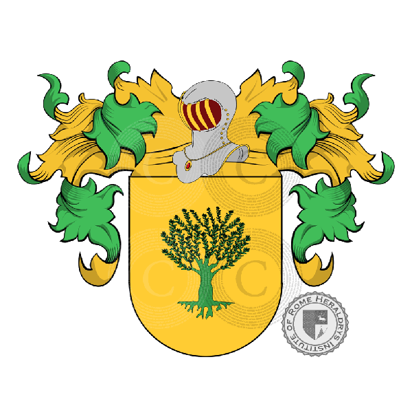 Coat of arms of family Batòn