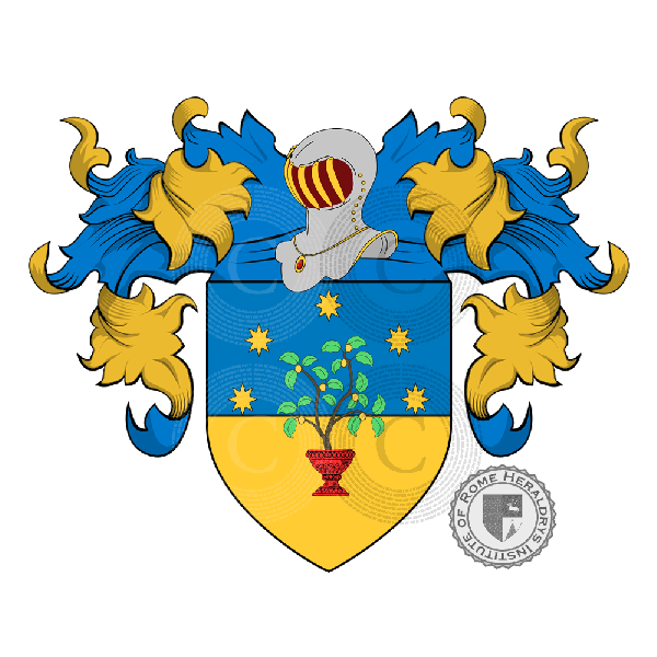 Coat of arms of family Cedri