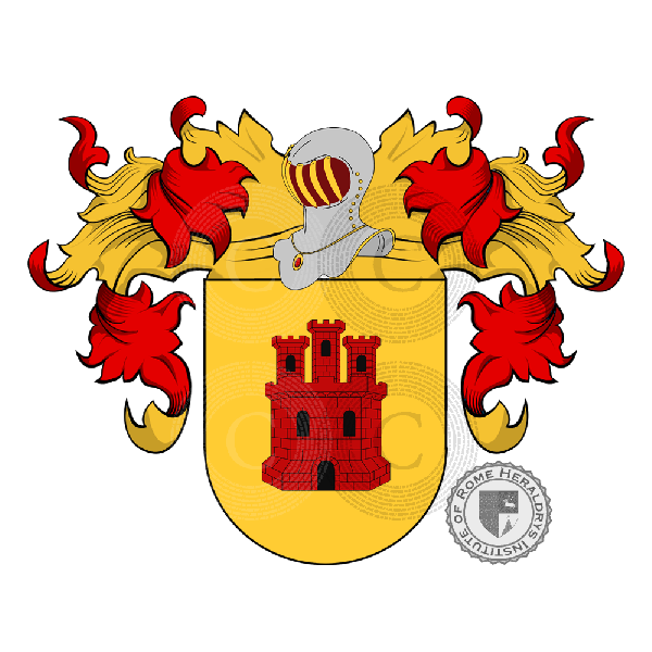 Coat of arms of family Abete