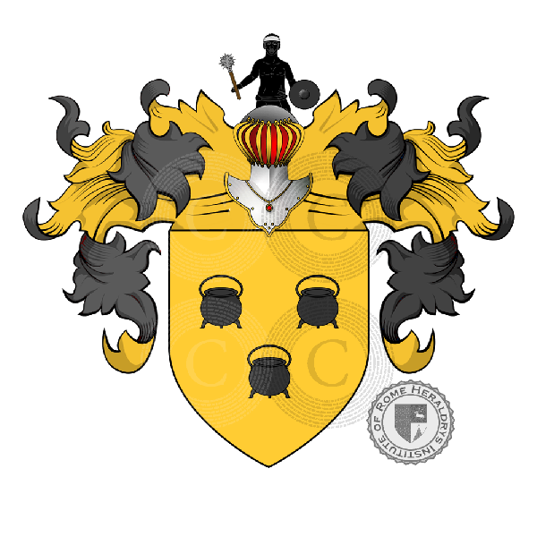 Coat of arms of family Pot