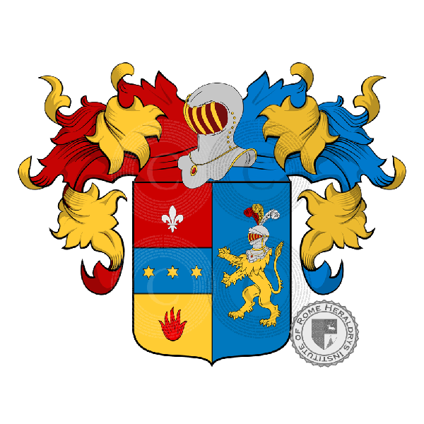 Coat of arms of family Pandolfi Alberici