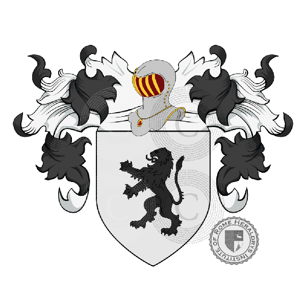 Coat of arms of family Raveglia