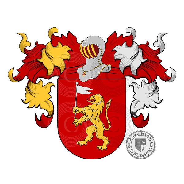 Coat of arms of family Rótulo