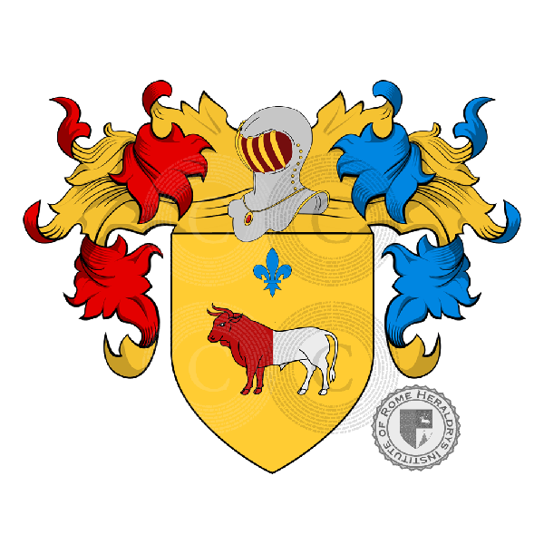 Coat of arms of family Tommasoni