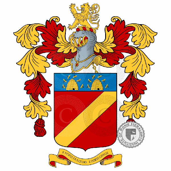 Coat of arms of family Mellano