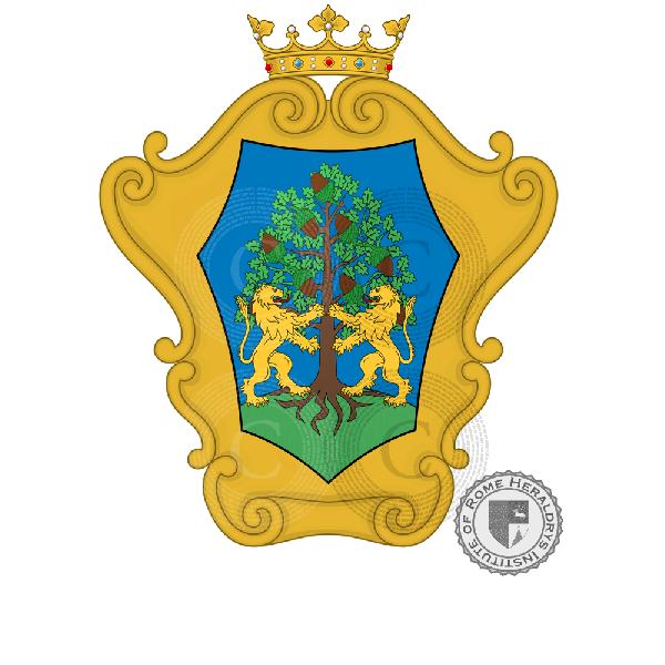 Escudo de la familia Forti
