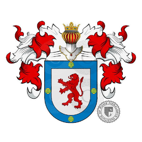 Coat of arms of family Ceròn