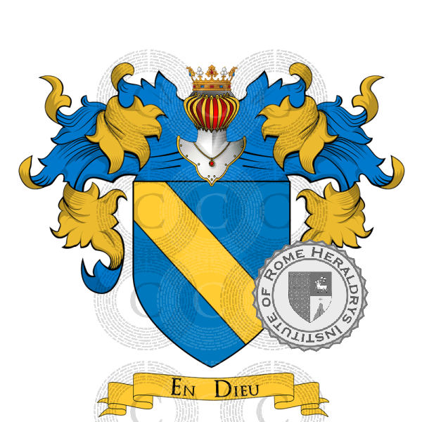 Escudo de la familia Faussone di Lovencito - Faussone di Scaravello