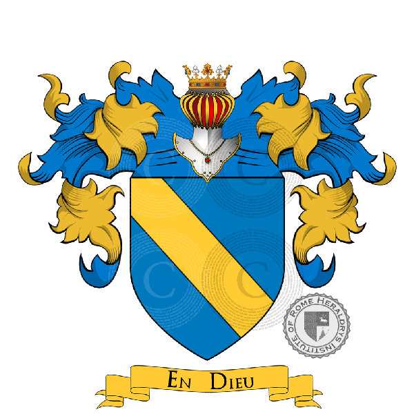 Wappen der Familie Faussone di Lovencito - Faussone di Scaravello