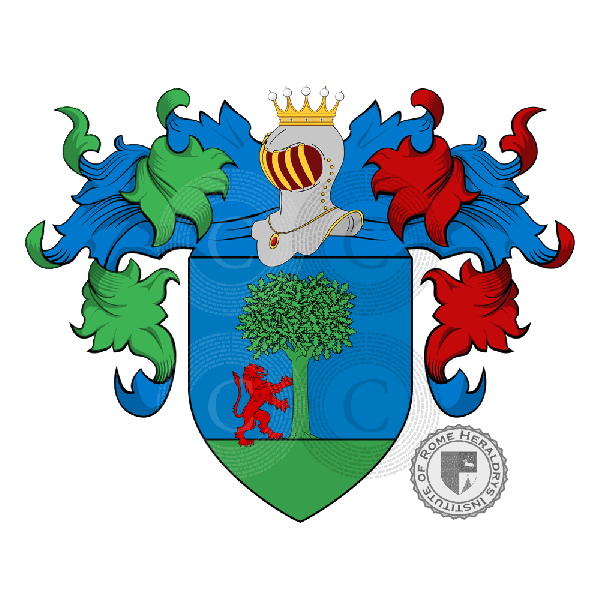 Coat of arms of family Rossi