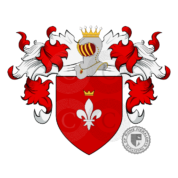 Coat of arms of family Altofiore
