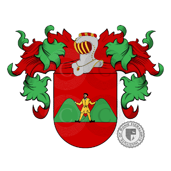 Coat of arms of family Monasterio