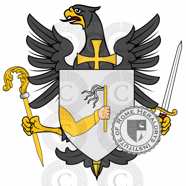Coat of arms of family Ambrogio