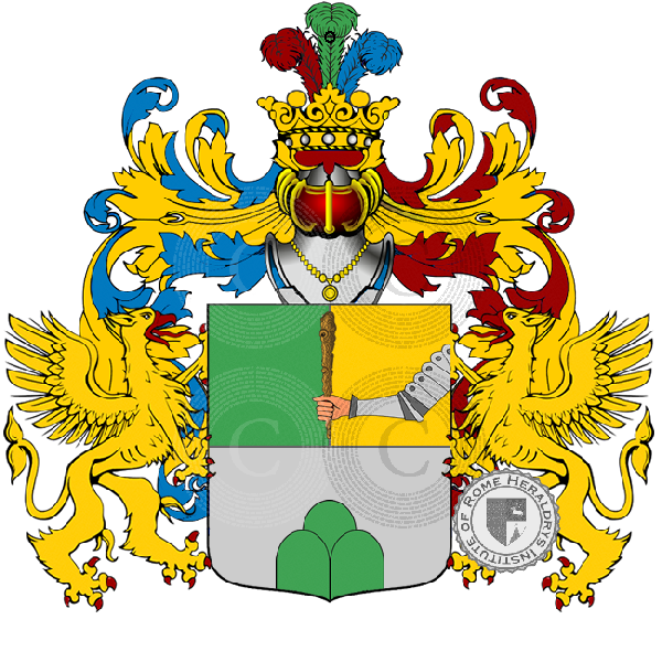 Coat of arms of family mazzoleni
