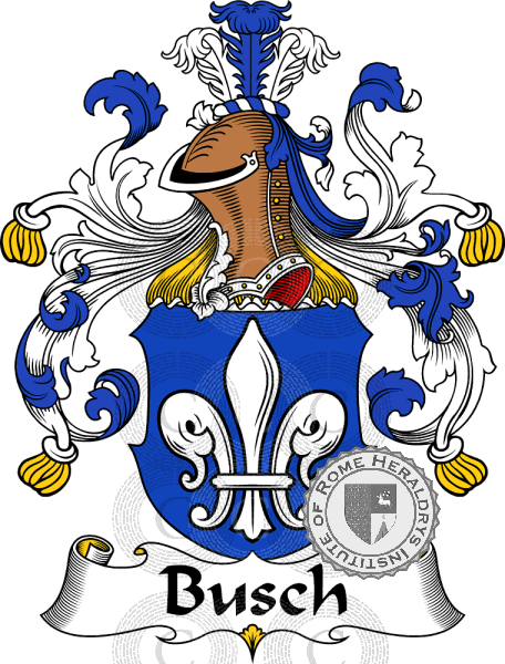 Coat of arms of family Busch