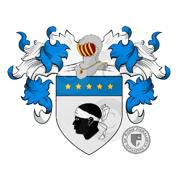 Coat of arms of family Brunati