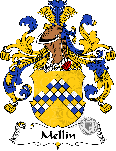 Coat of arms of family Mellin