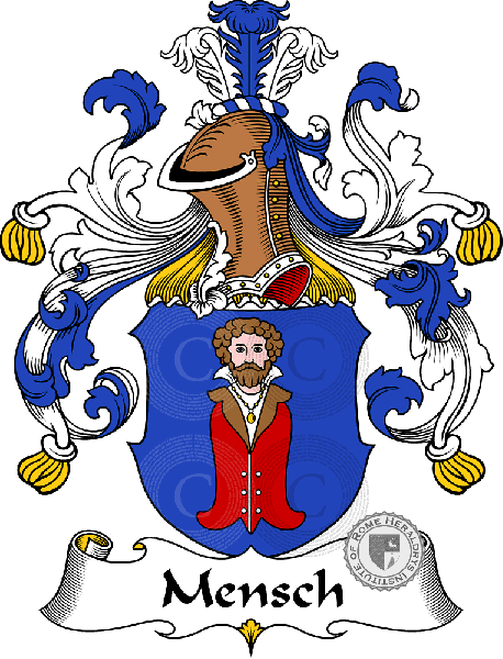 Coat of arms of family Mensch