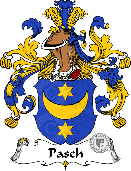 Coat of arms of family Pasch