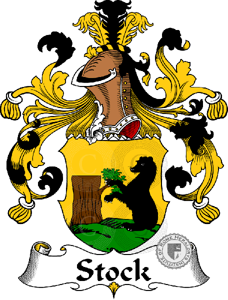 Coat of arms of family Stock