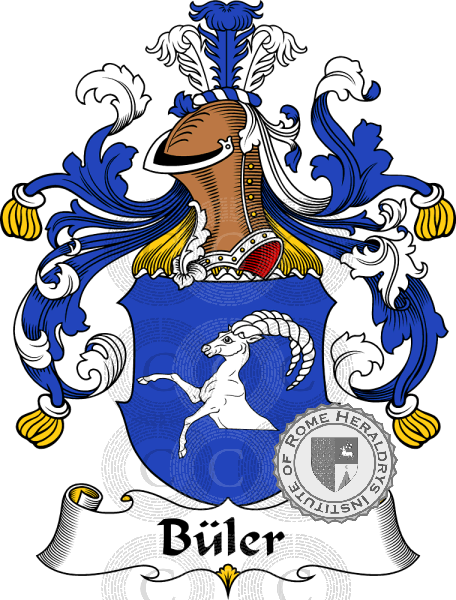 Coat of arms of family Büler