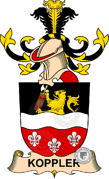 Coat of arms of family Koppler (d