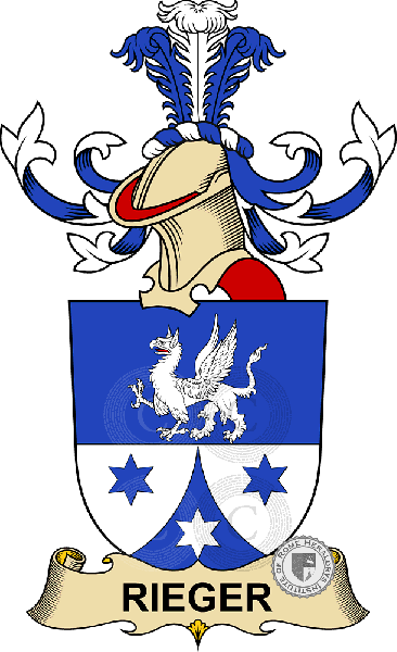 Coat of arms of family Rieger
