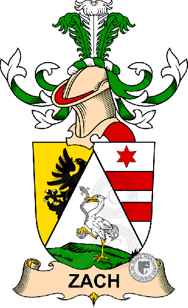 Coat of arms of family Zach